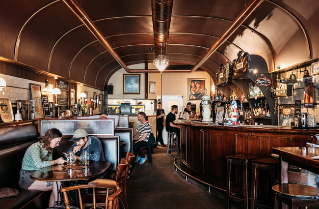 Interior view of Albar, Dunedin.