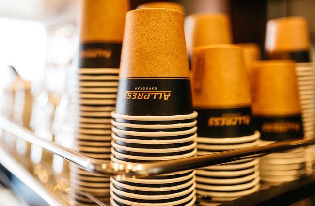 Coffee cups.