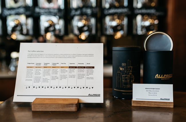 Coffee info.