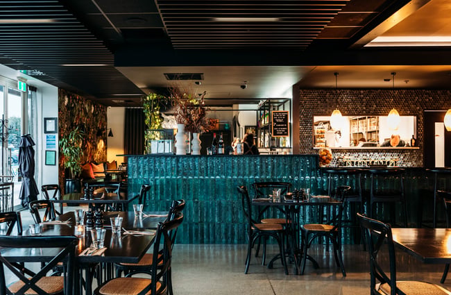 Bar and dining area at Amayjen.