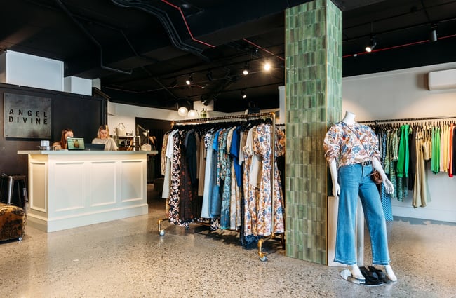 The interior of Angel Divine in Queenstown.