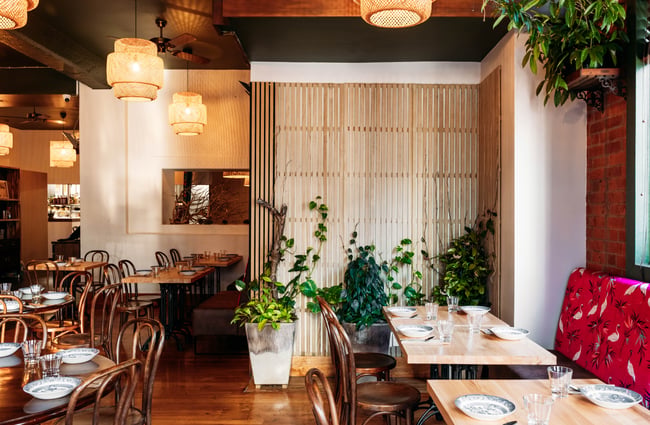 Alternate view of the dining room at Apache.