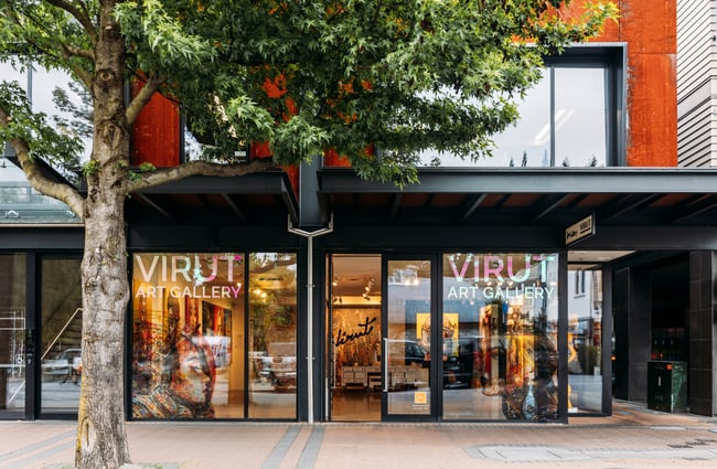 Exterior of VIRUT Gallery.