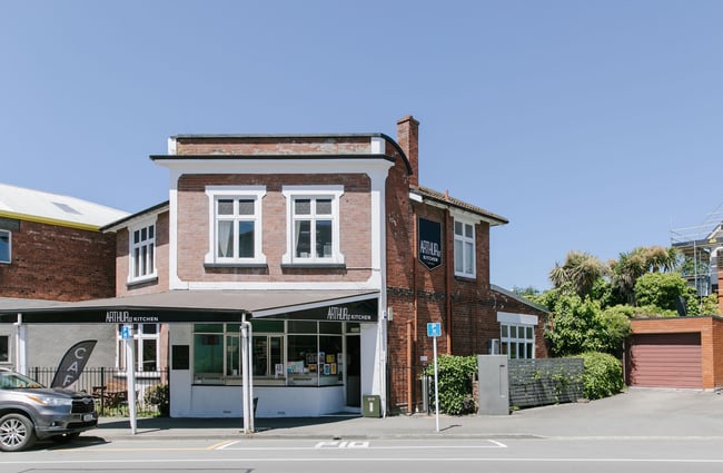 Exterior of Arthur St Kitchen, South Canterbury.