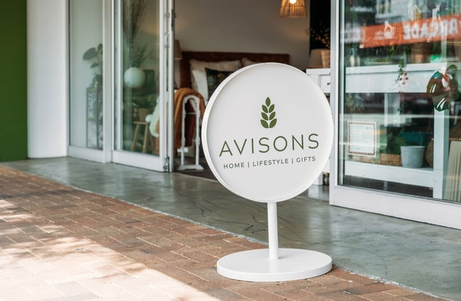 Signage outside Avisions.