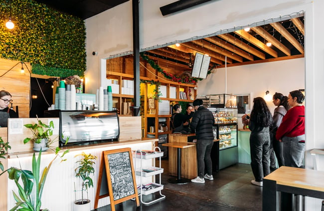 The  cafe interior at BABCO.
