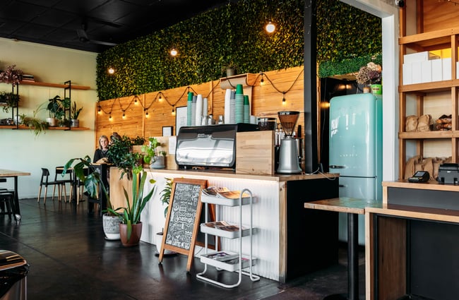 Coffee machine area at BABCO.