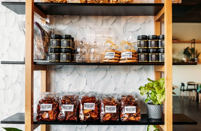Products on shelf at BABCO.