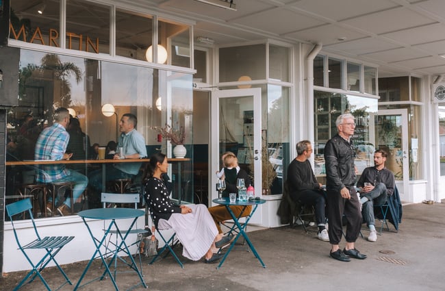 Exterior of Bar Martin, Auckland.