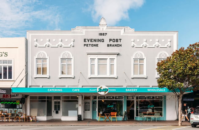 Character Building Exterior of Belen Bakery in Petone