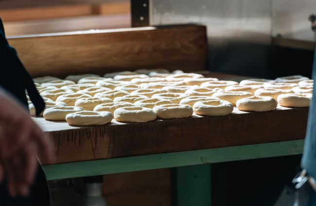Bagel dough.