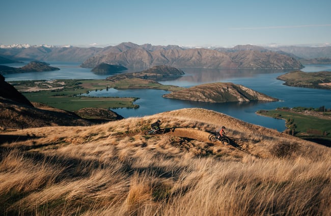 Views while cycling at Bike Glendhu.