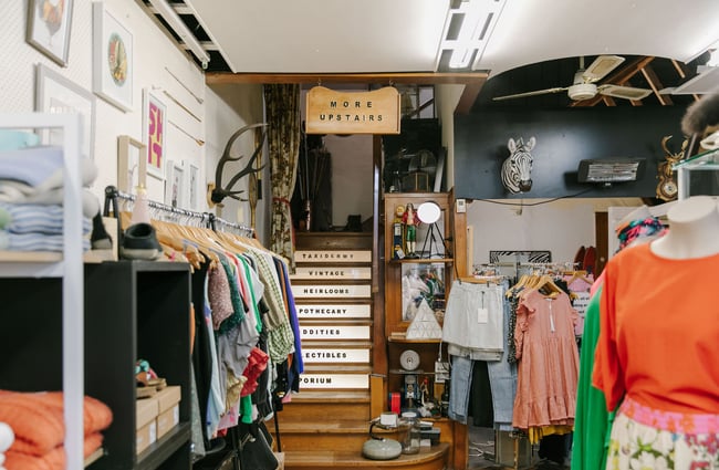 Interior view of Black & Co, Timaru.