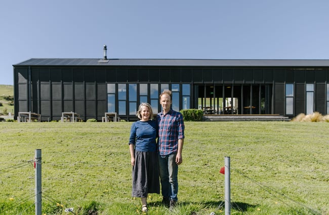 Owners of Black Estate, Nicholas and Pen Brown.