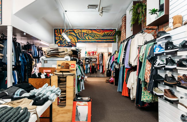 The inside of a Blitz retail store in Gisborne. .