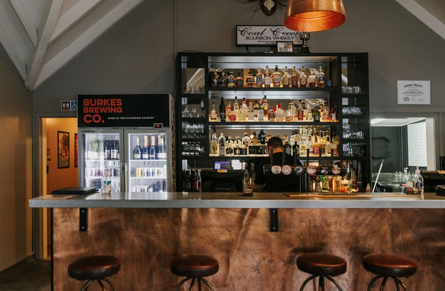 Bar area at Blue Lake Eatery and Bar, Tekapo.
