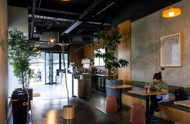 Interior view at Bowler.