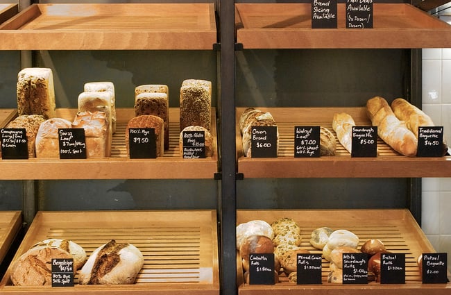 Bread for sale.