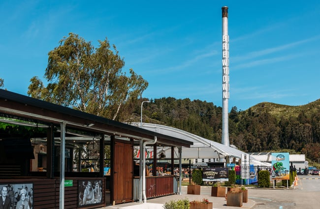 The exterior of Brewtown in Upper Hutt.
