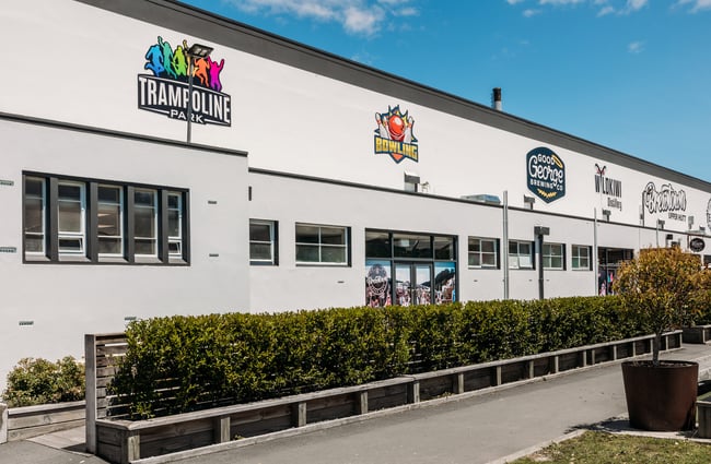The outside of Brewtown in Upper Hutt.