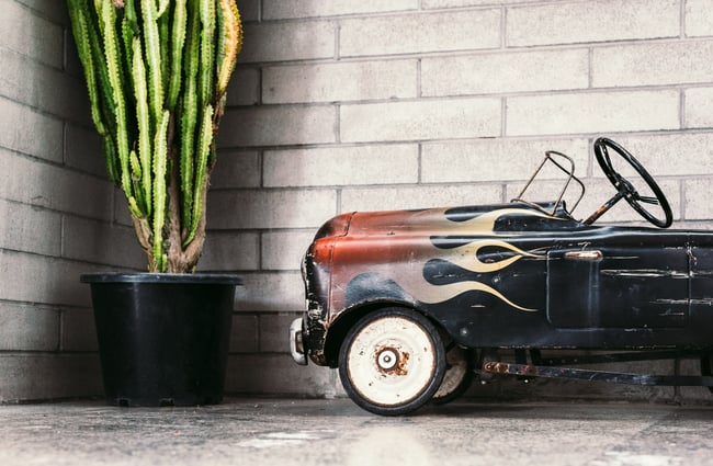 Flame car.