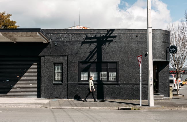 The black exterior of Byra Rose Hamilton.