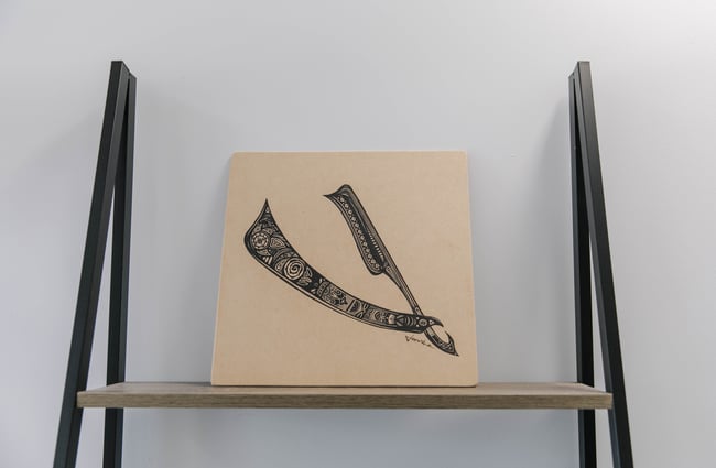 Artwork of a blade.