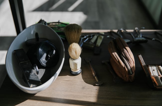 Barber equipment.