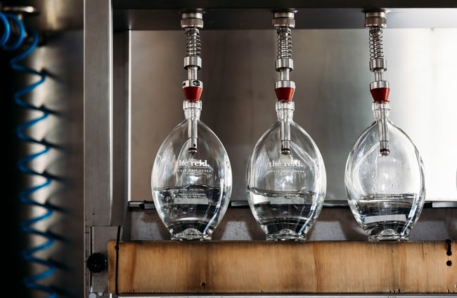 A distillery tour taking place.