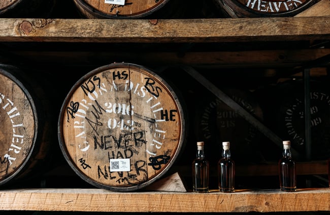 Bottles of Source Gin.