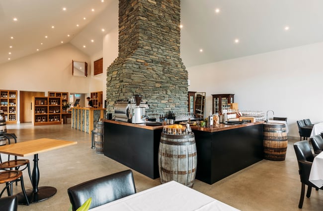 The Cardrona Distillery museum reception and shop.