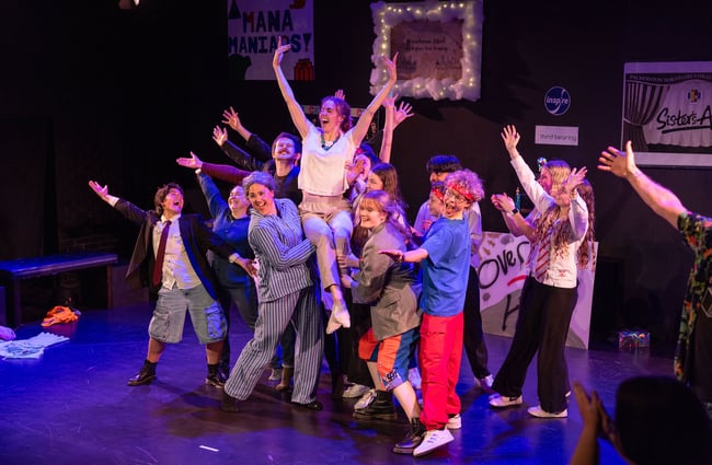 Performers on stage at Centrepoint Theatre.