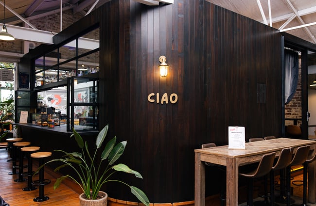 Exterior of Ciao within The Welder.
