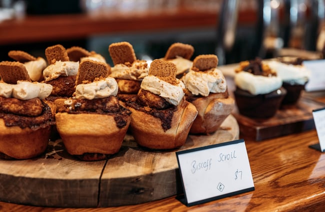 Baked goods at Commons Eatery.