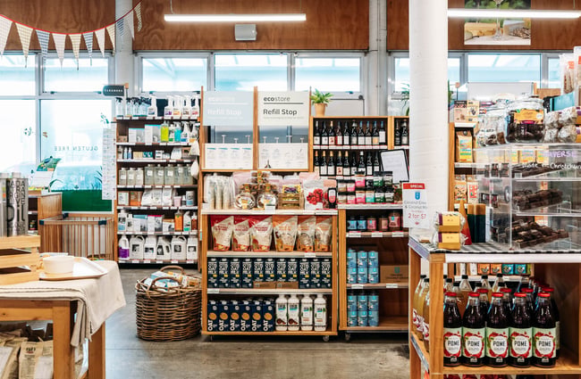 Eco refill station at Commonsense Organics in Kilbernie