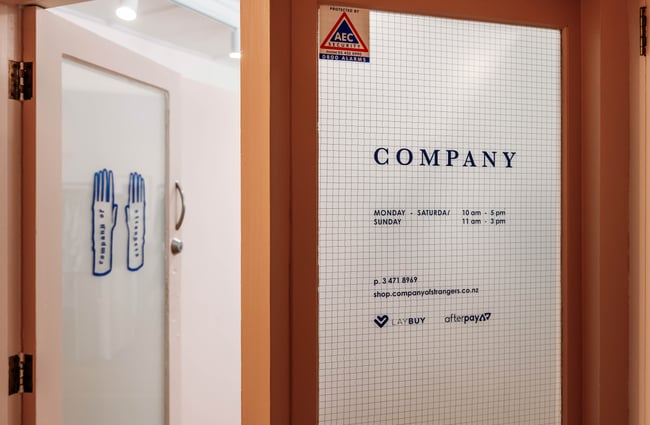 Doorway into Company Store.