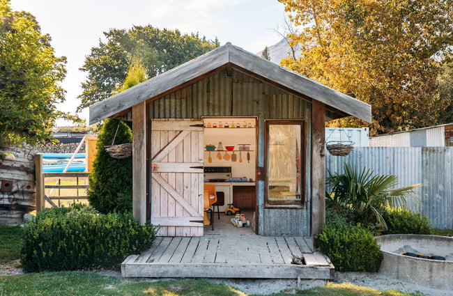 A little hut at Country Lane Queenstown.