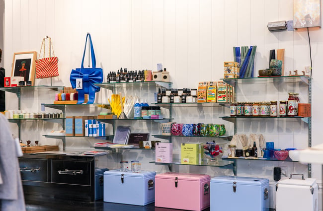 Homeware items on sale.
