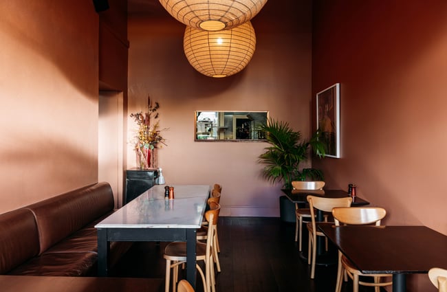 Dining space at Cuba St Tavern.