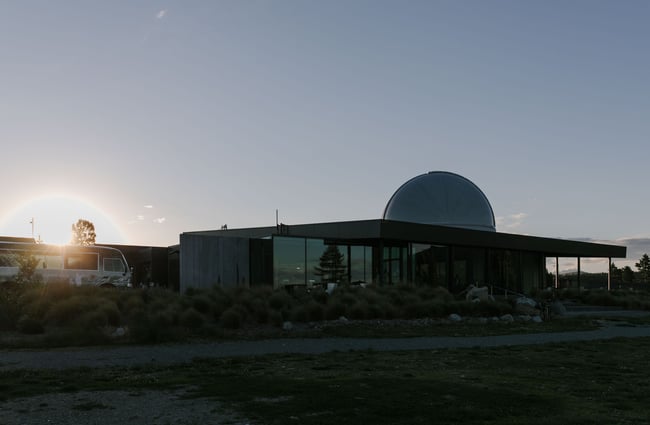 Exterior of Dark Sky Diner, Tekapo.