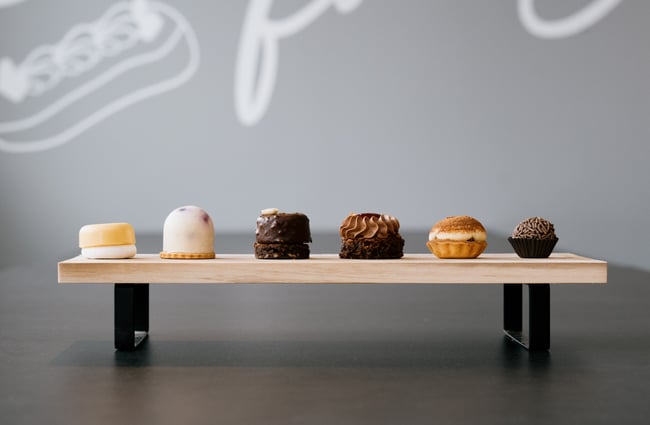 Tasting board of desserts at Dhi Ferrari in Christchurch