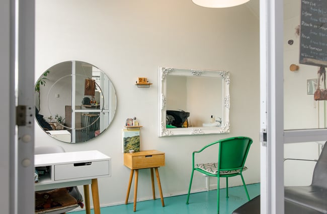 Interior of Doki Hair Salon.