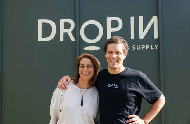 Owners of Drop In Surf & Supply.