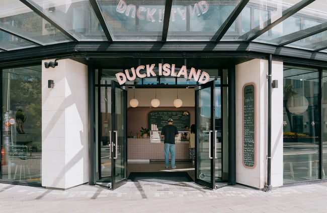 Entrance to Duck Island on High Street in Christchurch