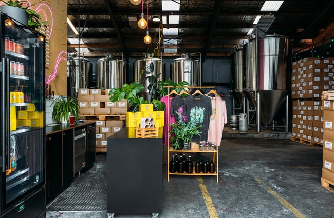 The inside of Duncan's Brewing Company.