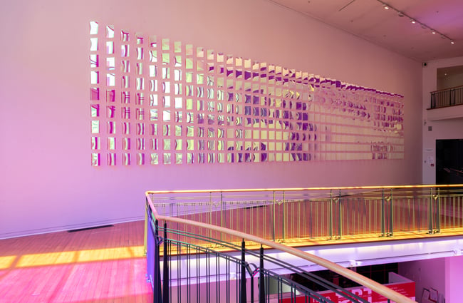 The Big Wall installation.