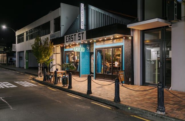 Exterior view of East St Cafe and Bar.