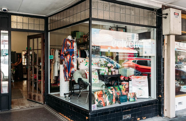 Exterior of Eclectic Design House in Petone