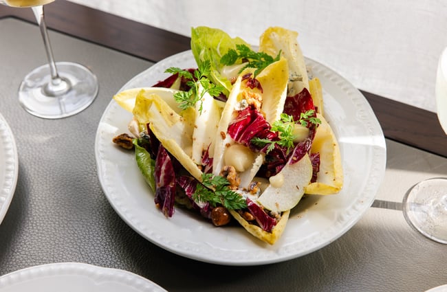 Endive salad at Gilt Brasserie in Auckland