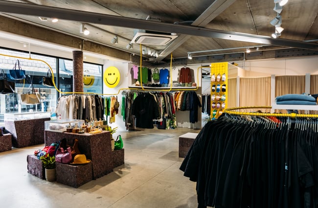 The large open retail space of Good as Gold.